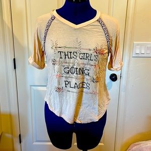 Girls 3/4 Sleeve Shirt